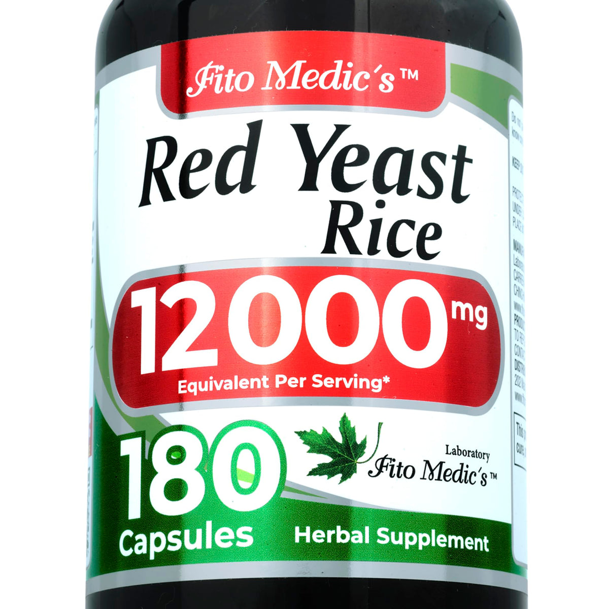 FITO MEDIC'S Riz Rouge 180 Capsules vue avant