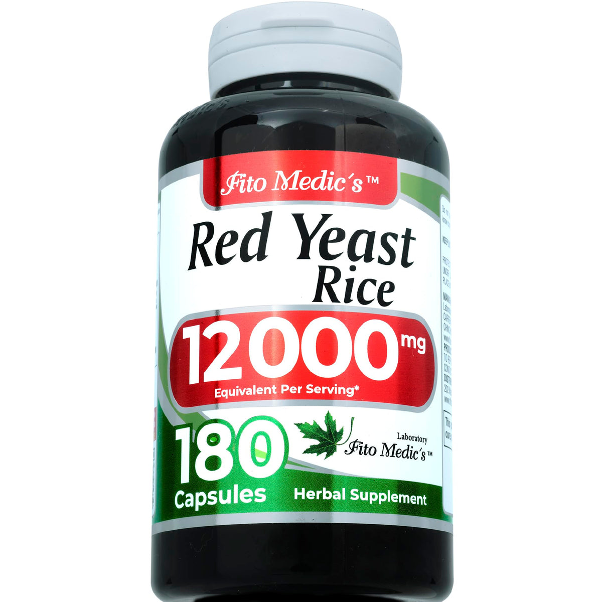 FITO MEDIC'S Riz Rouge 600mg capsules sur une table