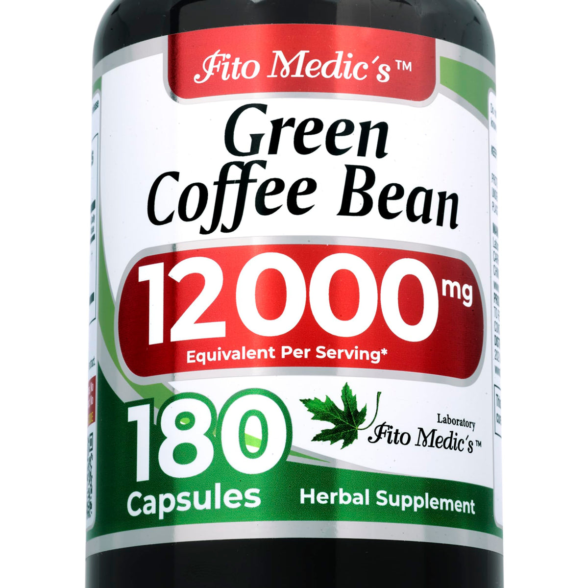 FITOMEDIC'S Extrait de Grains de Café Vert 180 Capsules vue de face