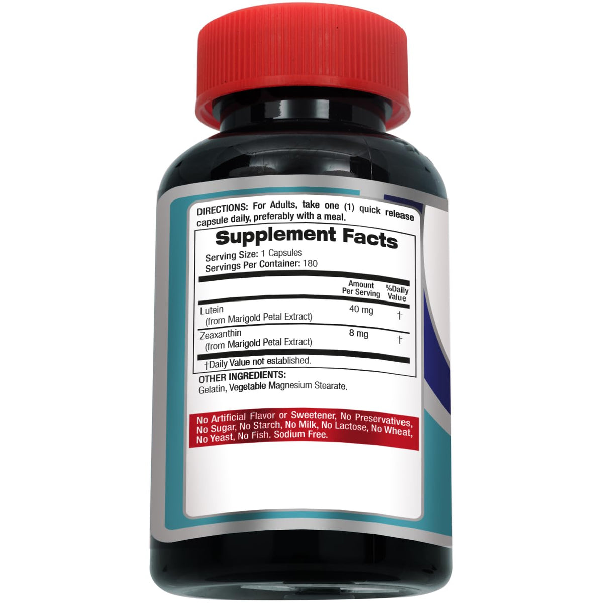 FITOMEDIC'S Luteine et Zéaxanthine 180 Capsules dans une main