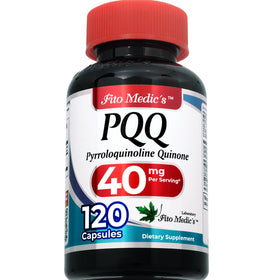 FITOMEDIC'S PQQ 120 Capsules flacon ouvert montrant les capsules