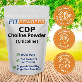 FitPowders Citicoline Powder 100g with included scoop