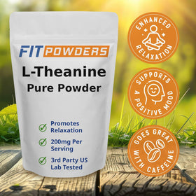 FitPowders Poudre de L-Théanine 1 000g cuillère incluse