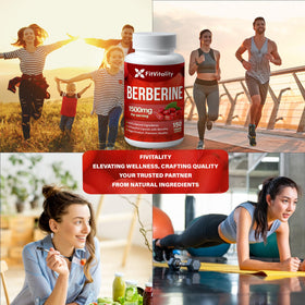 FitVitality Berbérine 1500mg capsules ouverture du flacon