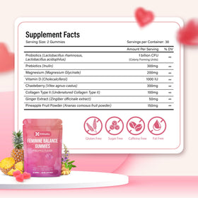 FitVitality Gummies d'Équilibre Féminin 60 unités gummies individuelles