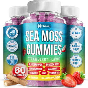 FitVitality Gummies de Mousse de Mer 60 unités, emballage avant