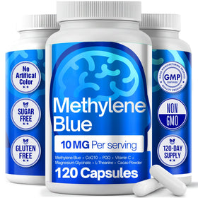 FitVitality Methylene Blue 120 capsules flacon avant