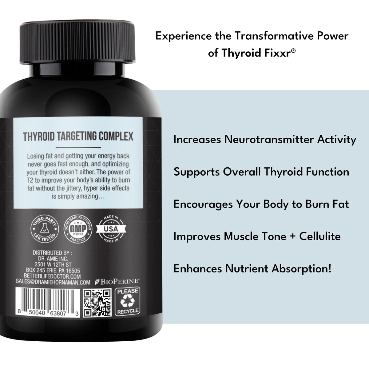 Fixxr T2 Complément Alimentaire - Flacon ouvert avec capsules