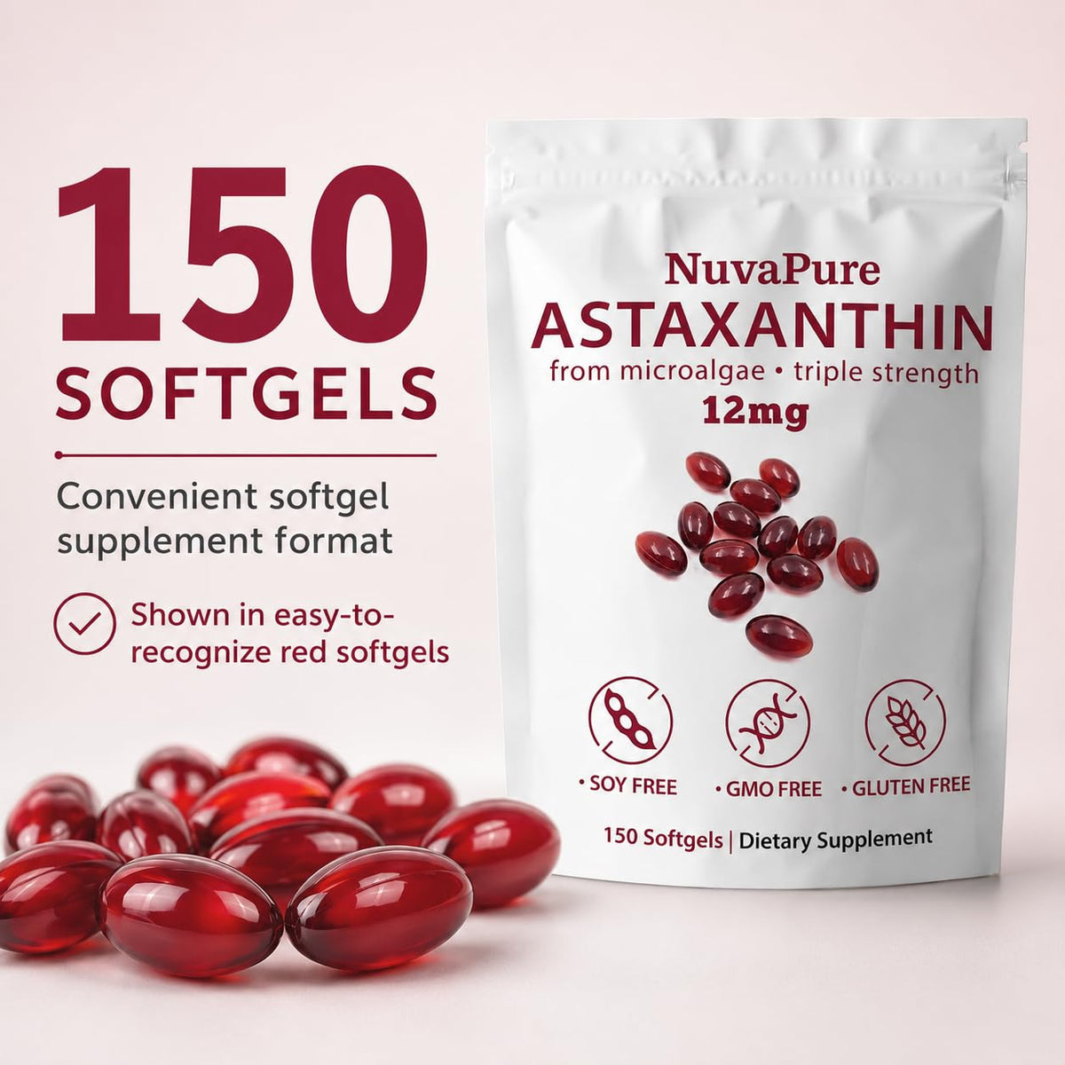 Flacon Aelyafle Astaxanthin avec étiquette visible