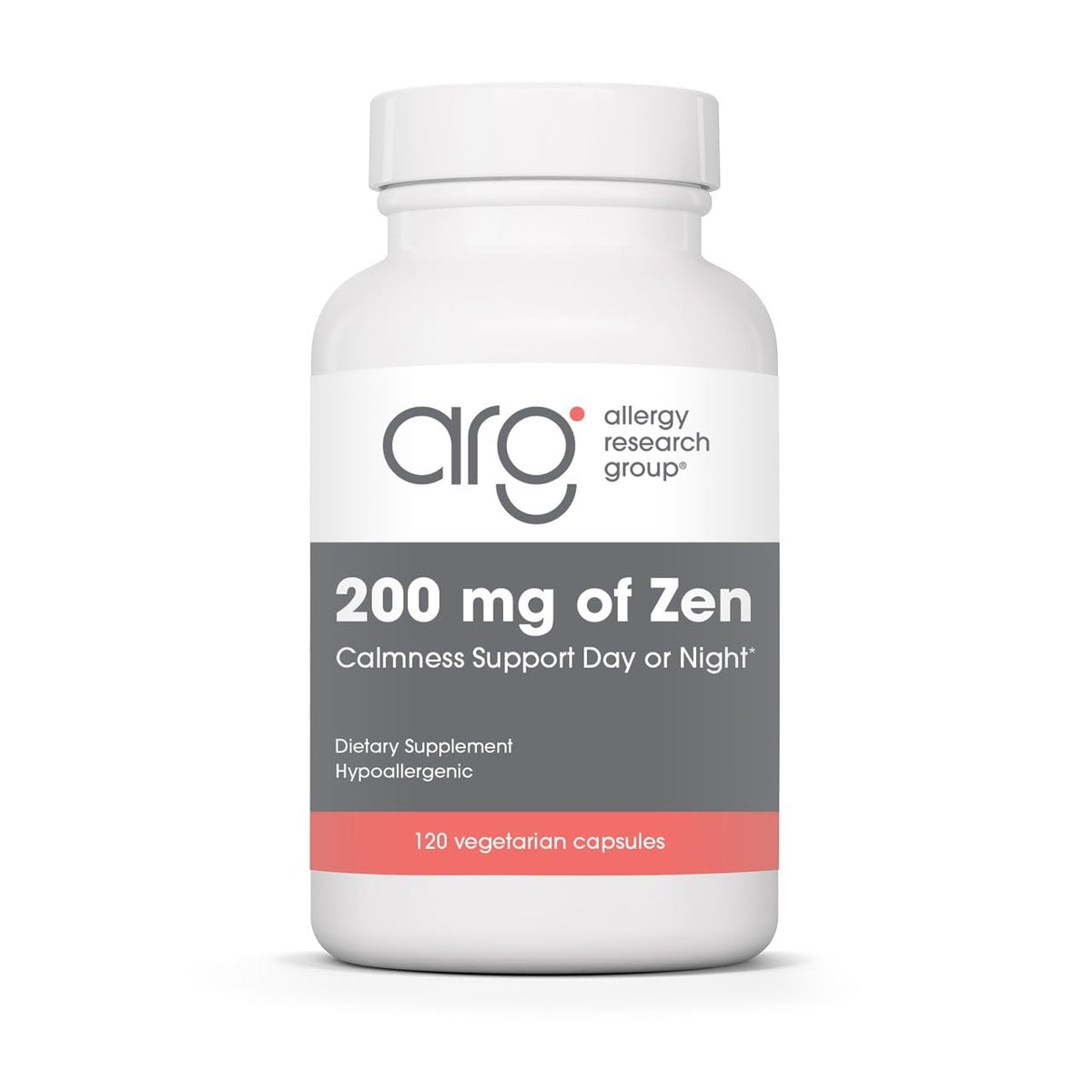 Flacon Allergy Research Group contenant 120 capsules de L-Théanine et GABA