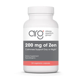 Flacon Allergy Research Group contenant 120 capsules de L-Théanine et GABA
