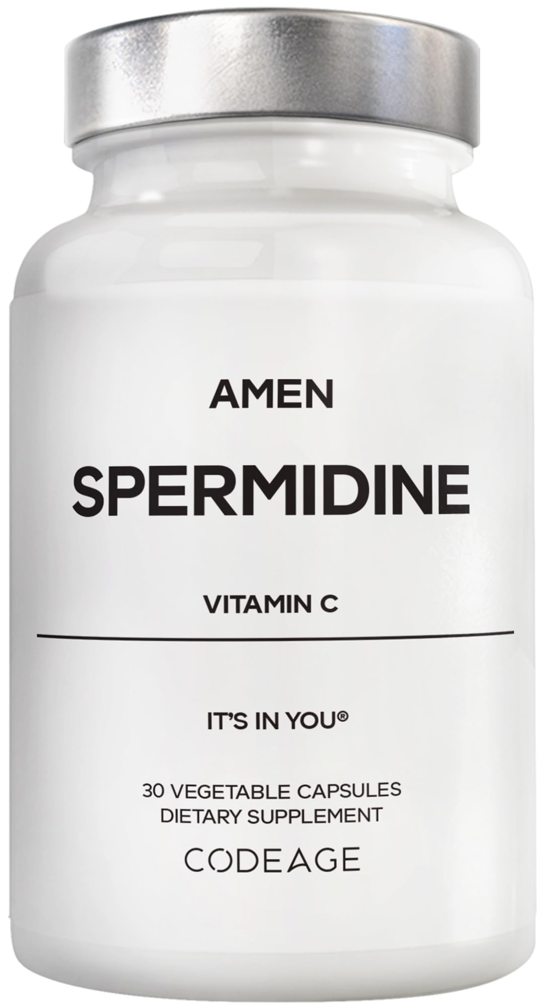 Flacon Amen Spermidine 10 mg avec 30 capsules