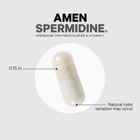 Flacon Amen Spermidine sur un bureau