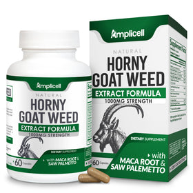 Flacon Amplicell Horny Goat Weed 60 capsules vue de face