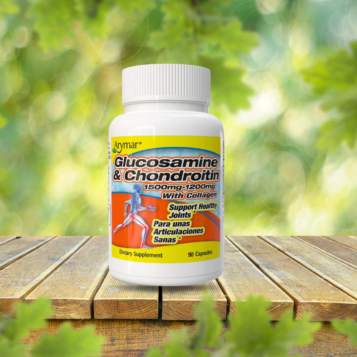 Flacon Arymar Glucosamine 1500 mg côté droit