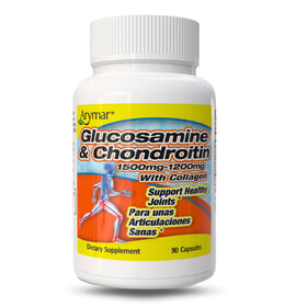 Flacon Arymar Glucosamine 1500 mg et Chondroïtine 1200 mg vue de face