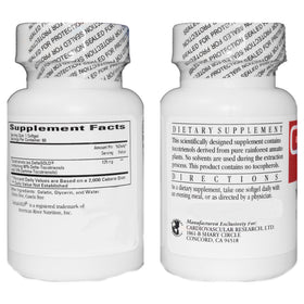 Flacon Cardiovascular Research avec 60 gélules de Vitamine E DeltaGOLD