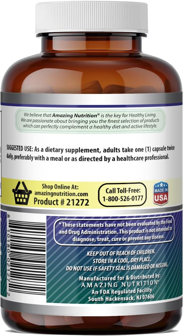 Flacon d'Acide Alpha-Lipoïque 200 Mg avec gélules à l'intérieur
