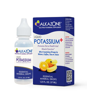 Flacon d'Alkazone Potassium+ Liquide 1,25 Oz vue avant