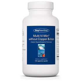 Flacon d'Allergy Research Group Multi-Vi-Min 150 capsules vue de face