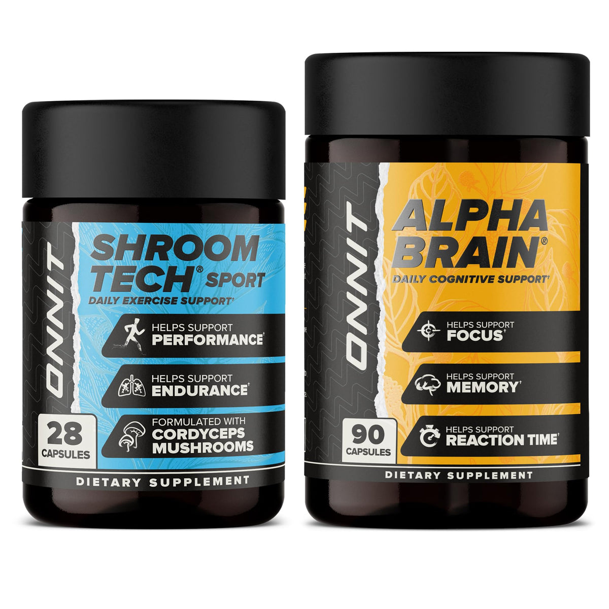 Flacon d'Alpha Brain 90 capsules vue de face