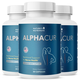 Flacon d'Alphacur 30 capsules vue de face