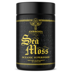 Flacon d'Ambrosia Mousse de Mer Irlandais Bio 500mg avec 120 capsules