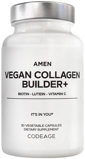 Flacon d'Amen Vegan Collagène 30 capsules vue de face