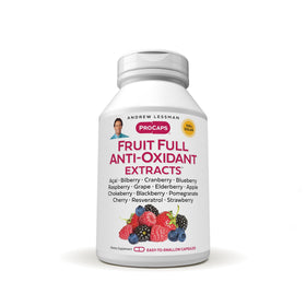 Flacon d'ANDREW LESSMAN Extraits Antioxydants de Fruits 360 Capsules