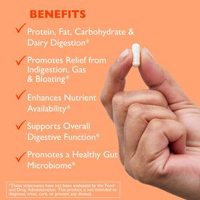 Flacon d'AST Enzymes daily-GI ouvert avec capsules visibles