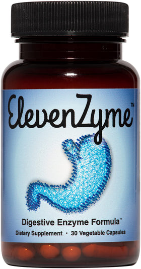 Flacon d'ElevenZyme Complément Alimentaire Végétalien 30 Capsules