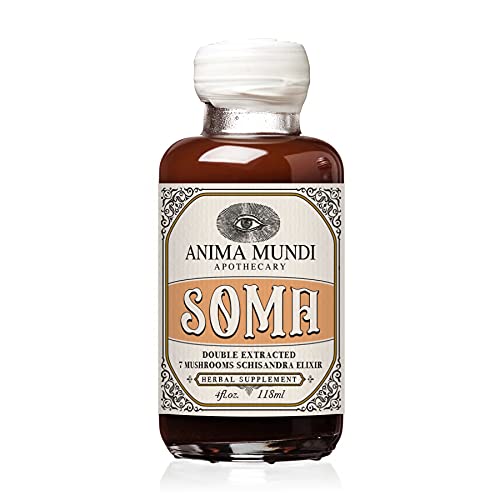 Flacon d'élixir de 7 champignons Anima Mundi 118ml vue de face