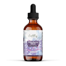 Flacon d'Élixir de Sureau Earthley Wellness 118 ml vue de face