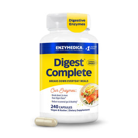 Flacon d'Enzymedica daily Complete 240 capsules vue de face