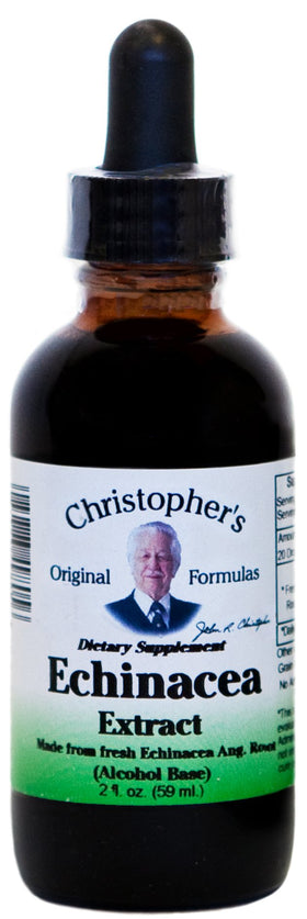 Flacon d'extrait d'échinacée angustifolia 2 oz de Christopher's