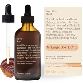 Flacon d'extrait de champignon Reishi UPHORIC URTH avec pipette en verre