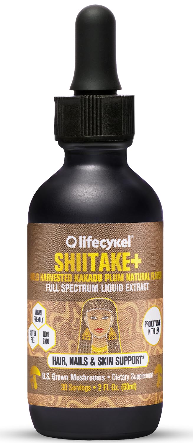 Flacon d'extrait de champignon shiitake Life Cykel 60 ml