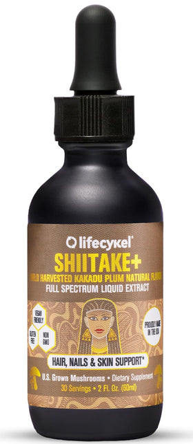 Flacon d'extrait de champignon shiitake Life Cykel 60 ml