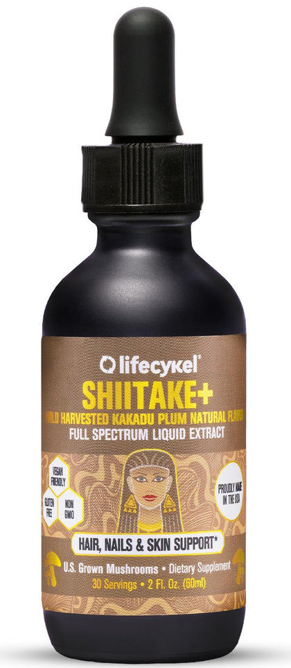 Flacon d'extrait de champignon shiitake Life Cykel 60 ml