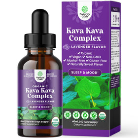 Flacon d'extrait de Kava Kava Natures Craft 60ml vue de face