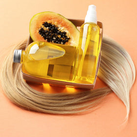 Flacon d'extrait de papaye PURE ORIGINAL INGREDIENTS avec étiquette visible