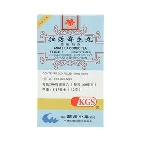 Flacon d'Extrait de Thé Combo Angelica 200 comprimés, vue avant