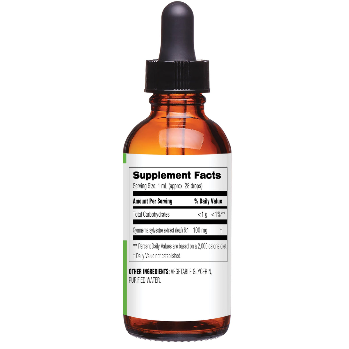 Flacon d'extrait liquide de Gymnema Sylvestre Botanic Choice vue de face