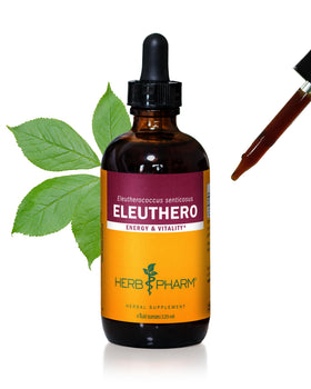 Flacon d'extrait liquide de racine d'éleuthéro Herb Pharm, 118 ml
