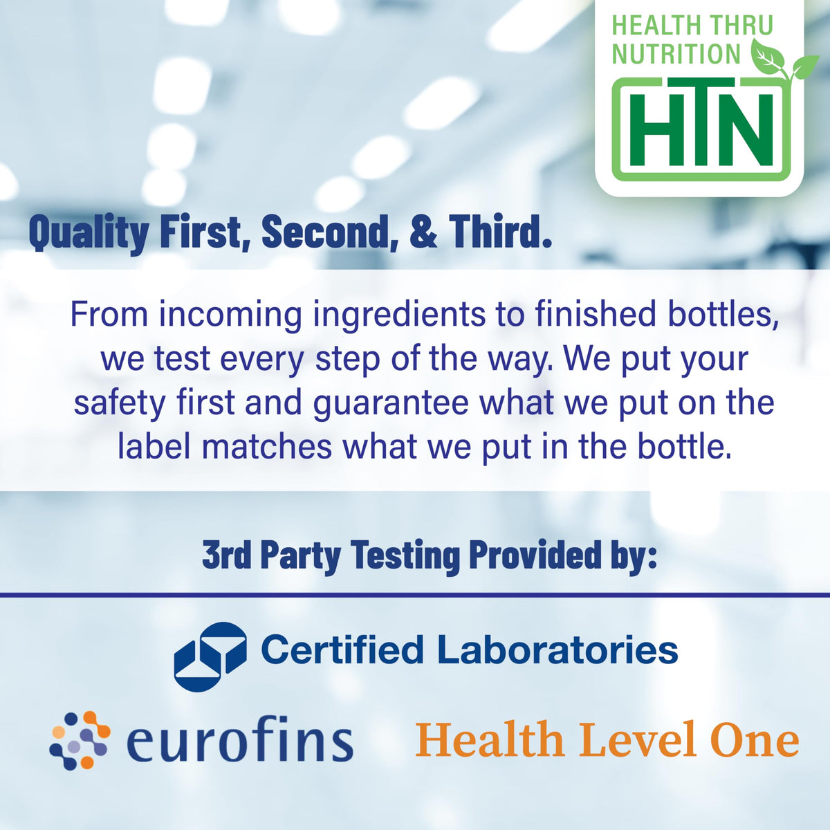 Flacon d'huile d'origan Health Thru Nutrition ouvert montrant les gélules