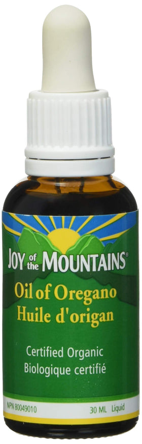 Flacon d'huile d'origan Joy of the Mountains 30ml vue avant