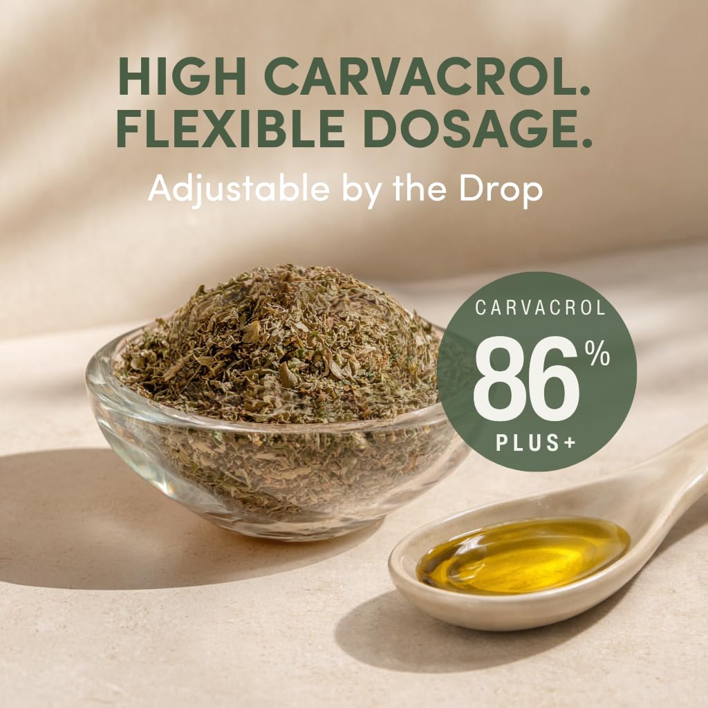 Flacon d'huile d'origan sauvage bio AROMAVITA avec goutte à goutte