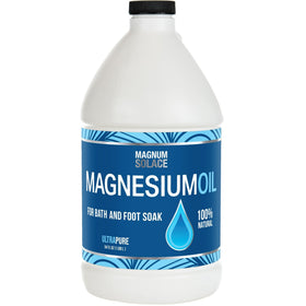 Flacon d'huile de magnésium Magnum Solace 64 oz vue de face
