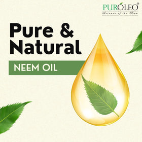 Flacon d'huile de Neem PURÓLEO 236 ML avec un fond neutre