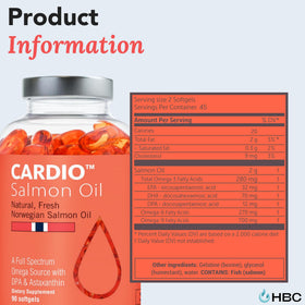 Flacon d'huile de poisson Omega 3 sur fond blanc